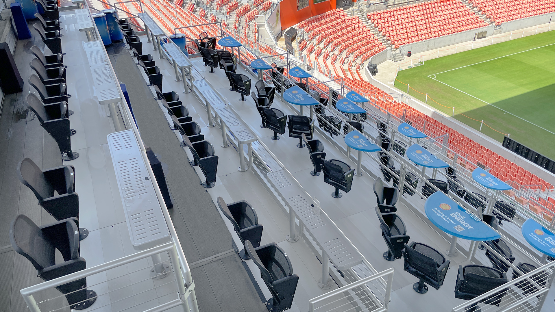 Houston Dynamo Stadium featuring a number of 4Topps Products including 4Topps Loge