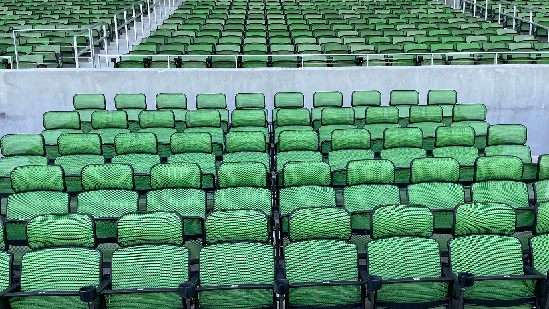 Austin FC Green Suite and Row seating