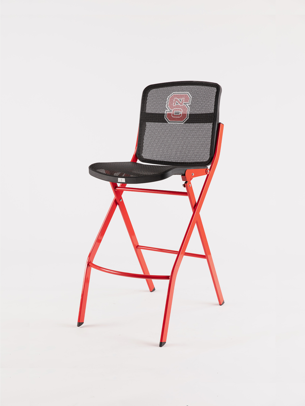 Tall NC State 4 Topps folding seat on white background