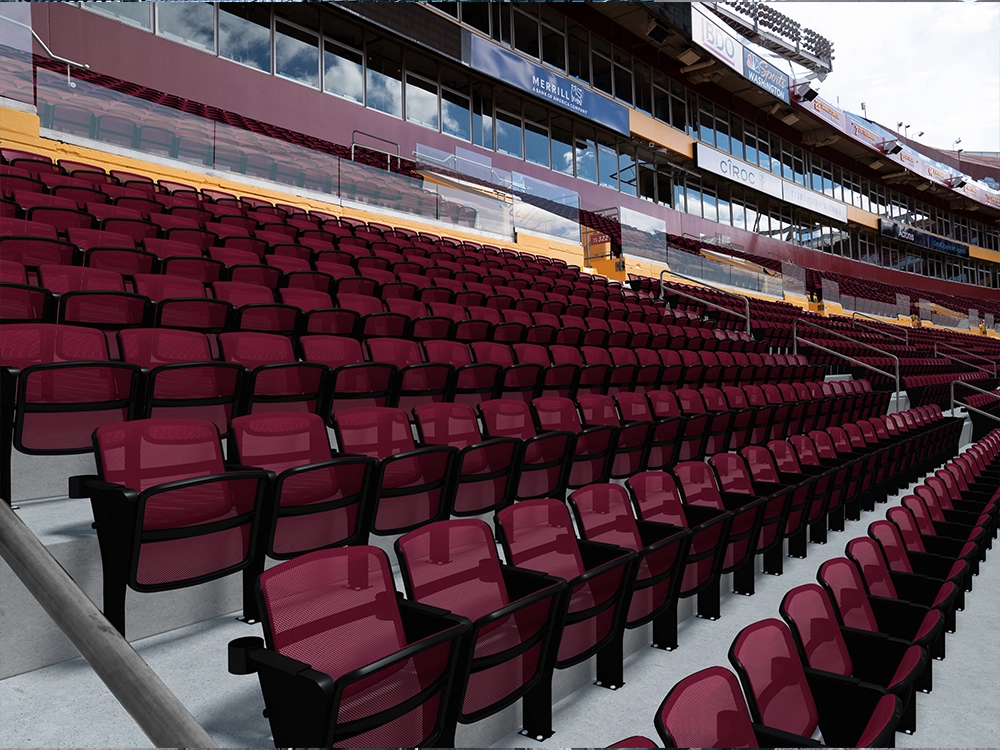 Washington Commanders new and improved stadium with custom 4Topps seating