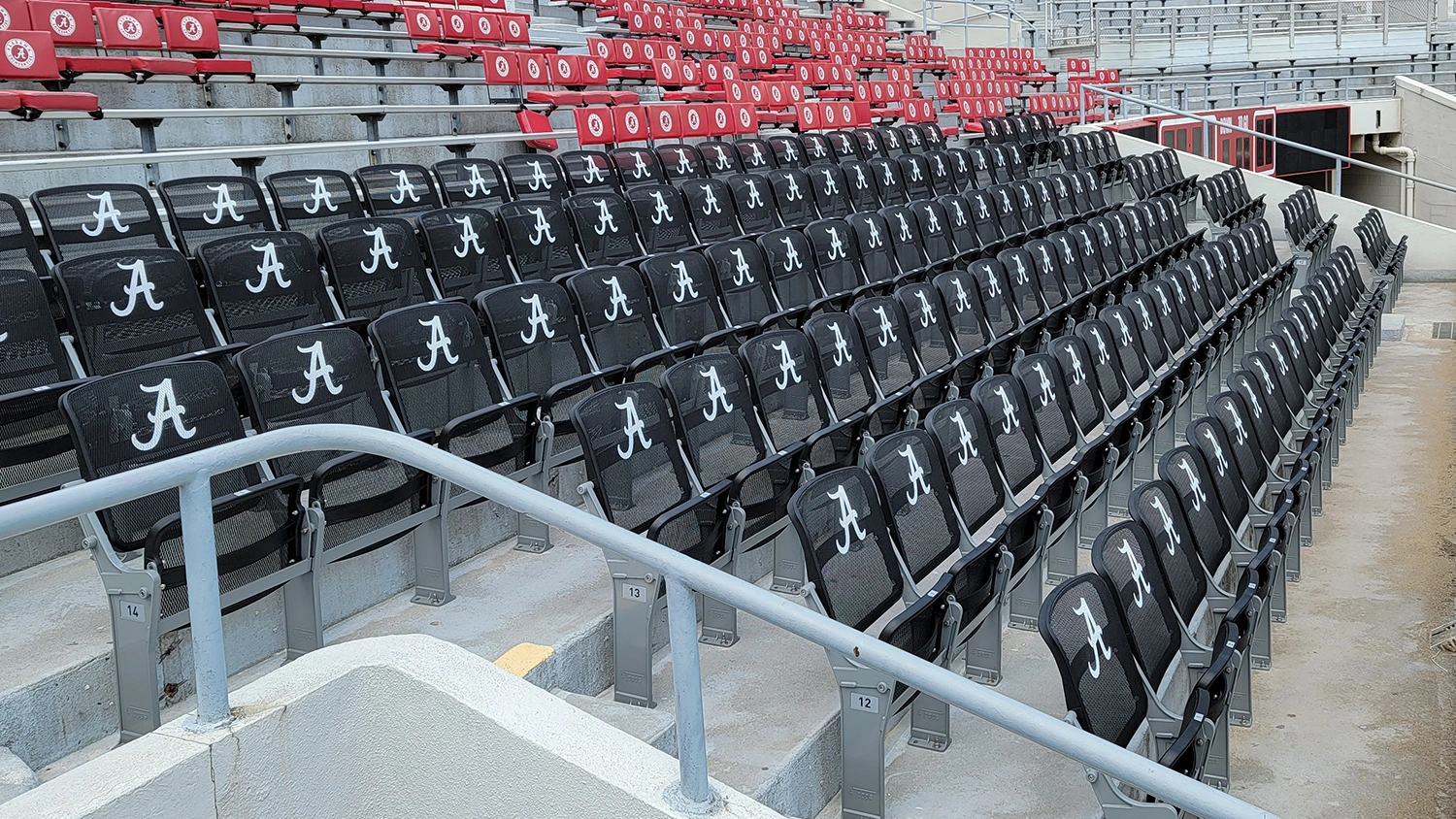 Custom Alabama 4Topps stadium seating