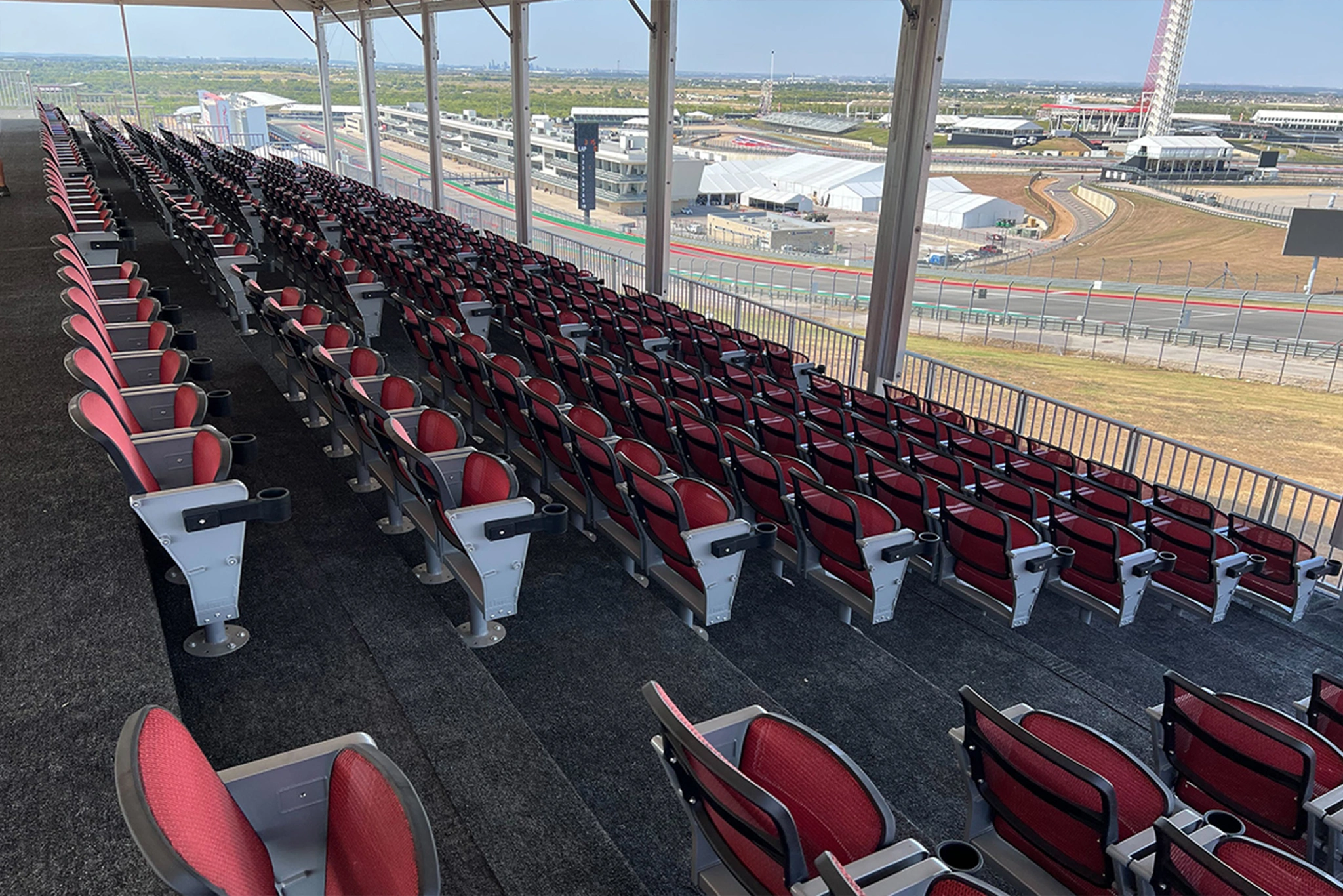 Theater Tip-Up Seats at Austin F1