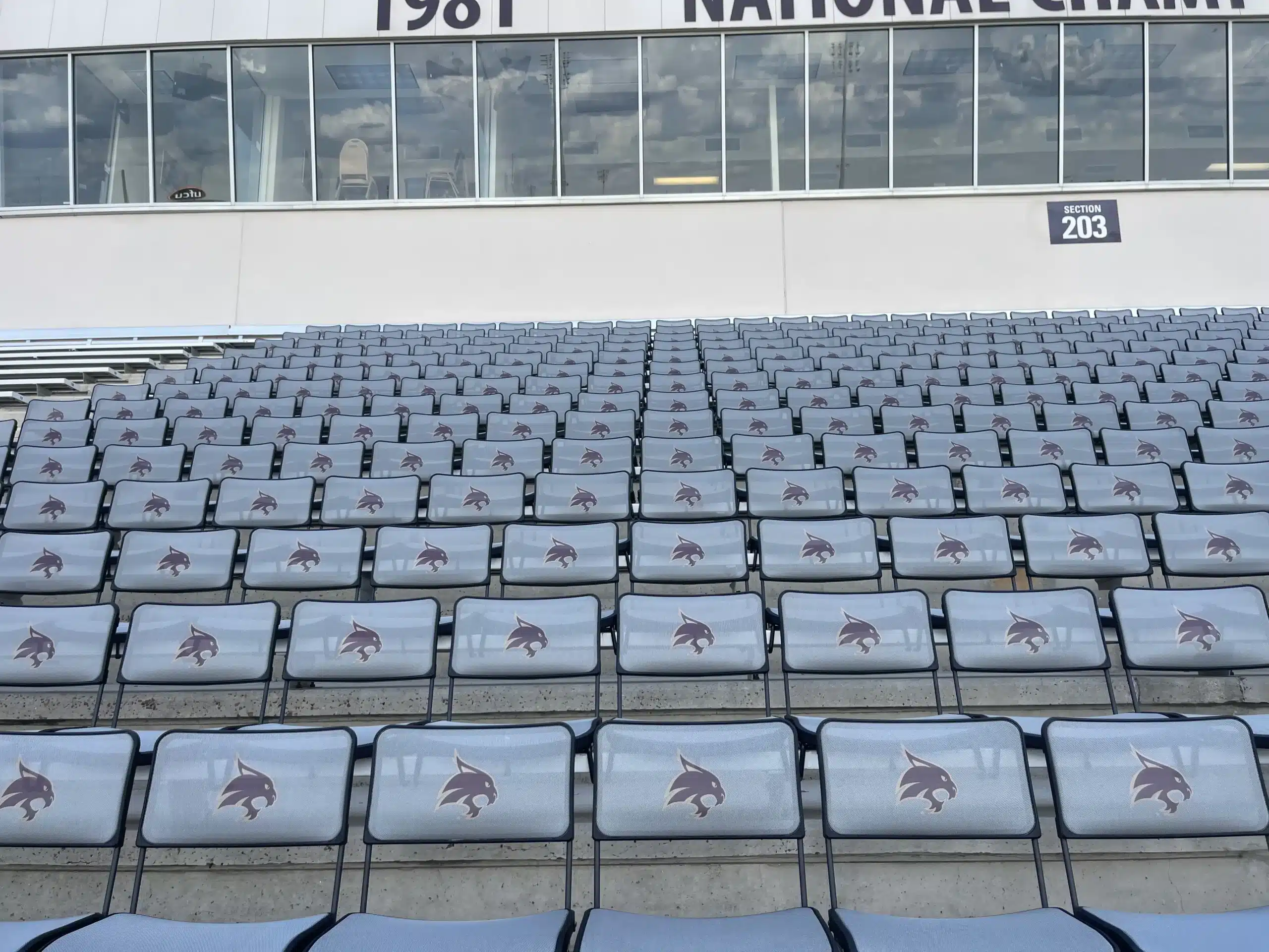 Texas State Bleacher Seats